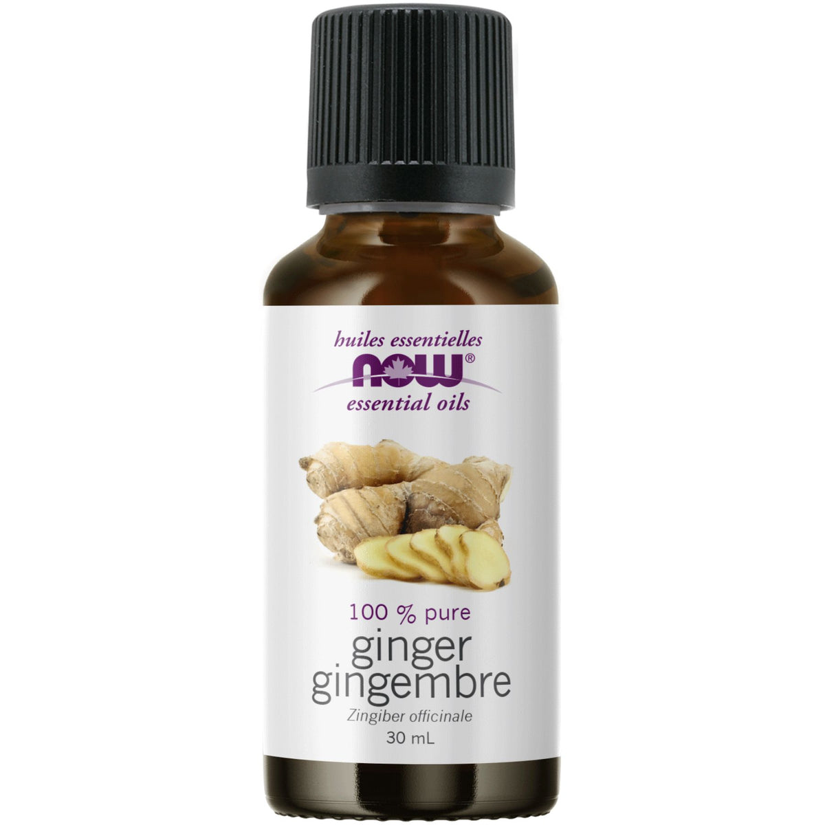 NOW 100% Pure Ginger Essential Oil 30mL