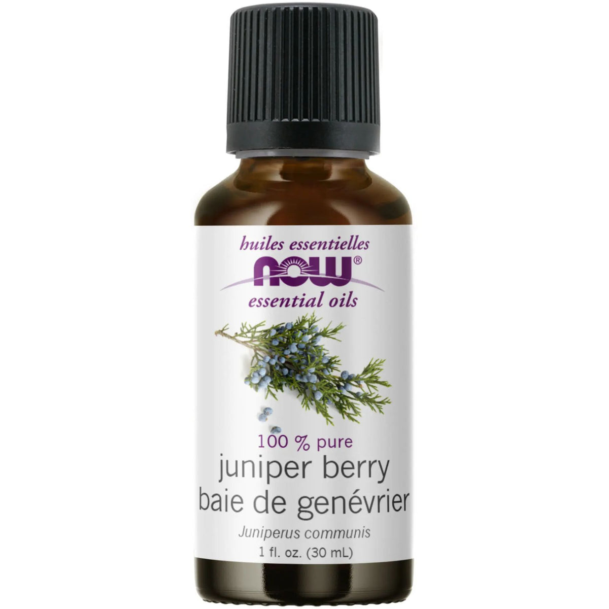 NOW 100% Pure Juniper Berry Essential Oil 30mL