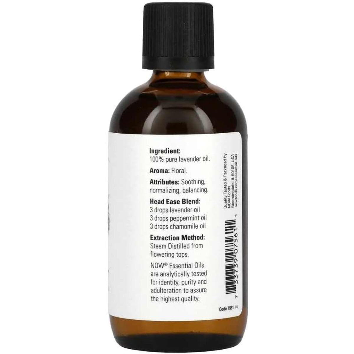 NOW 100% Pure Lavender Essential Oil 118mL