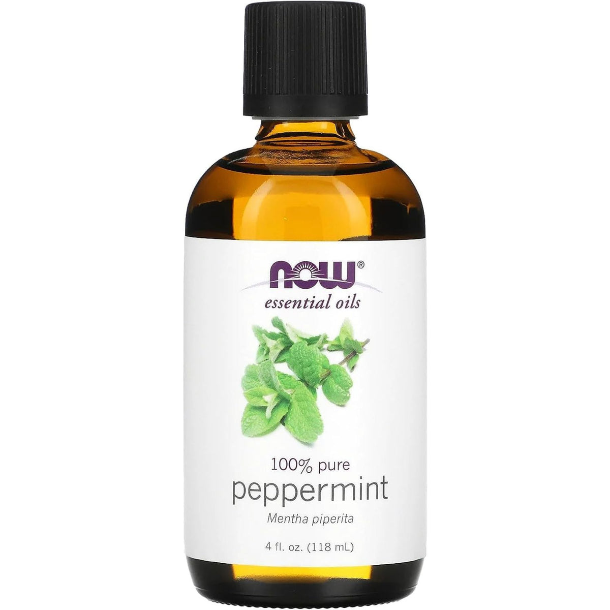 NOW 100% Pure Peppermint Essential Oil 118mL