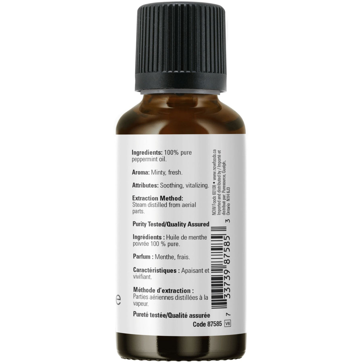 NOW 100% Pure Peppermint Essential Oil 30mL