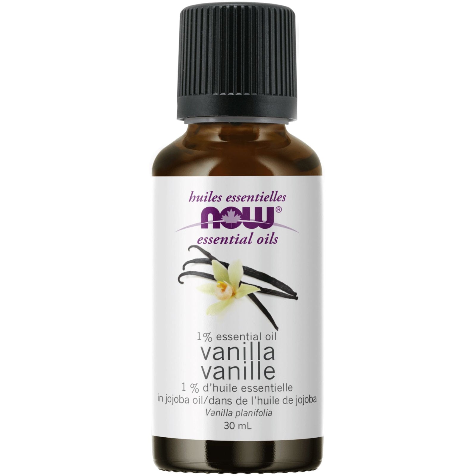 NOW Vanilla 1% Essential Oil Blend 30mL