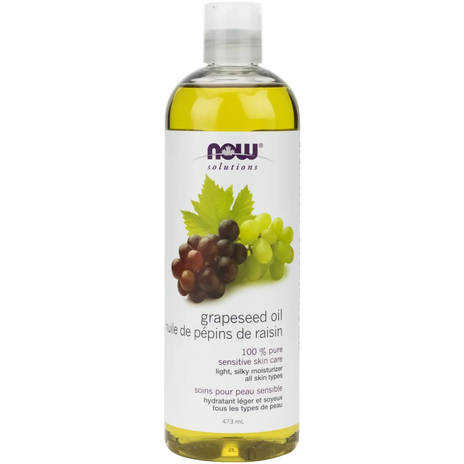 Now 100% Pure Grapeseed Oil 473mL