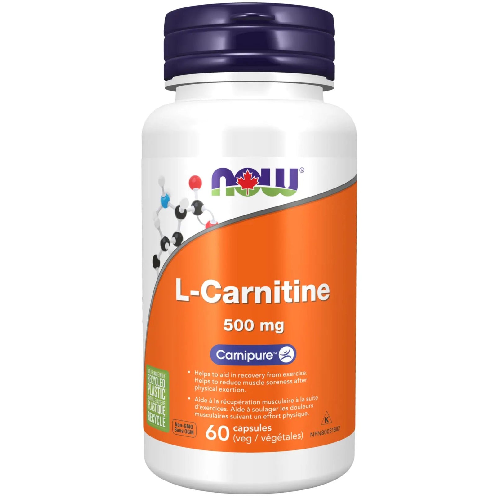 NOW L-Carnitine 500mg Capsules 60s
