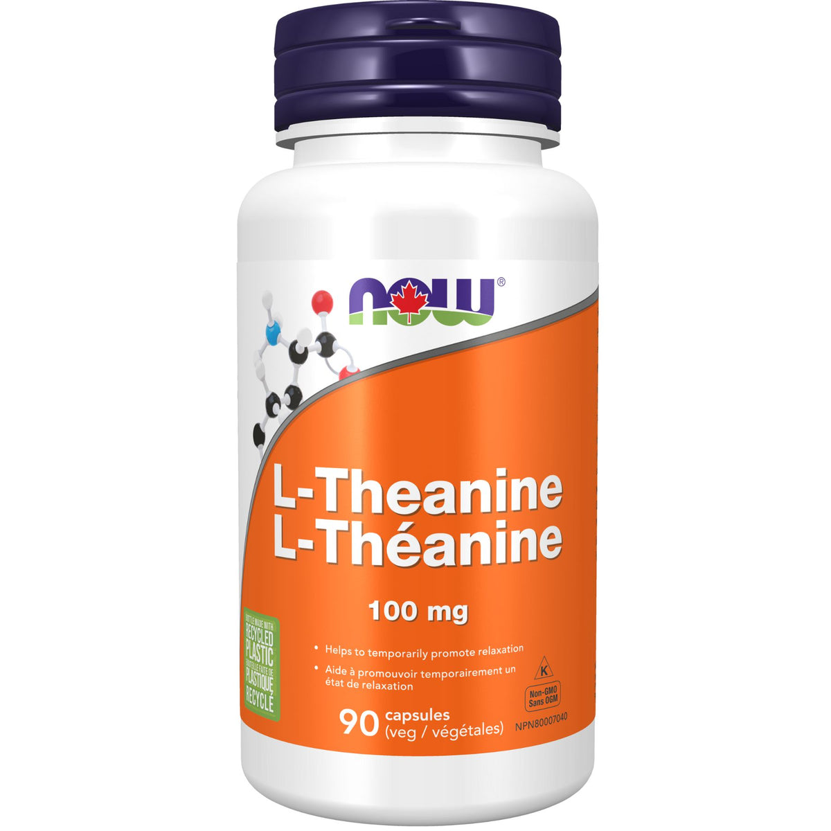NOW L-Theanine 100mg Capsules 90s