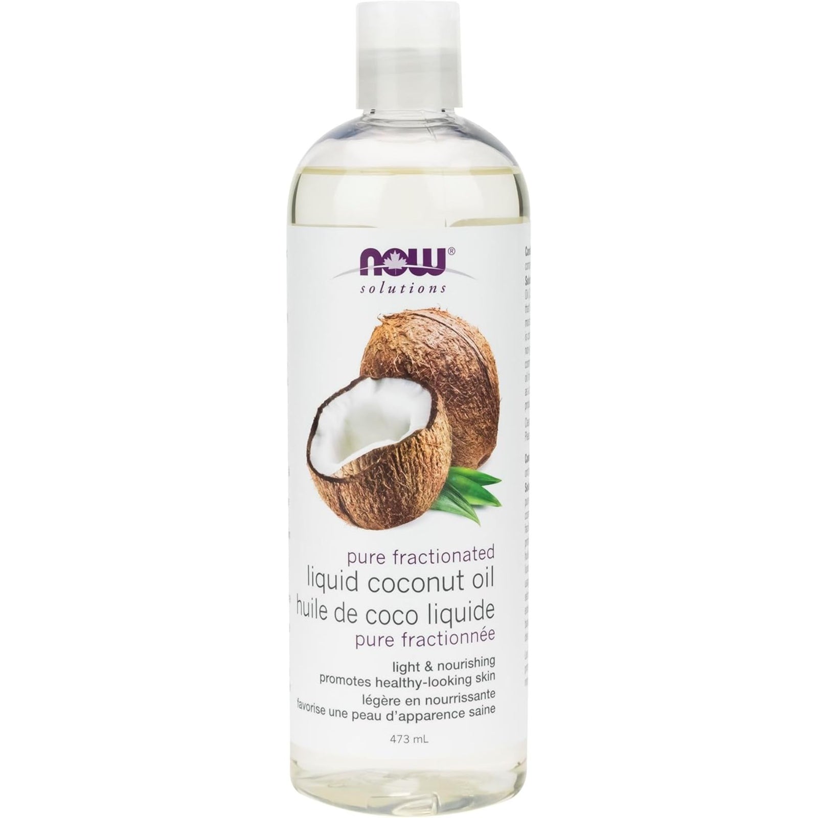 NOW Fractionated Liquid Coconut Oil 473mL