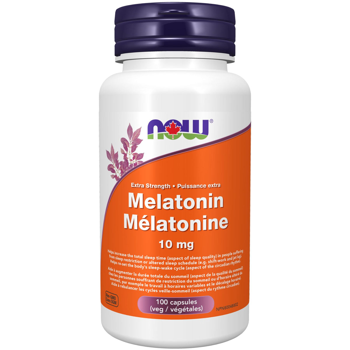 NOW Melatonin 10mg Capsules 100s
