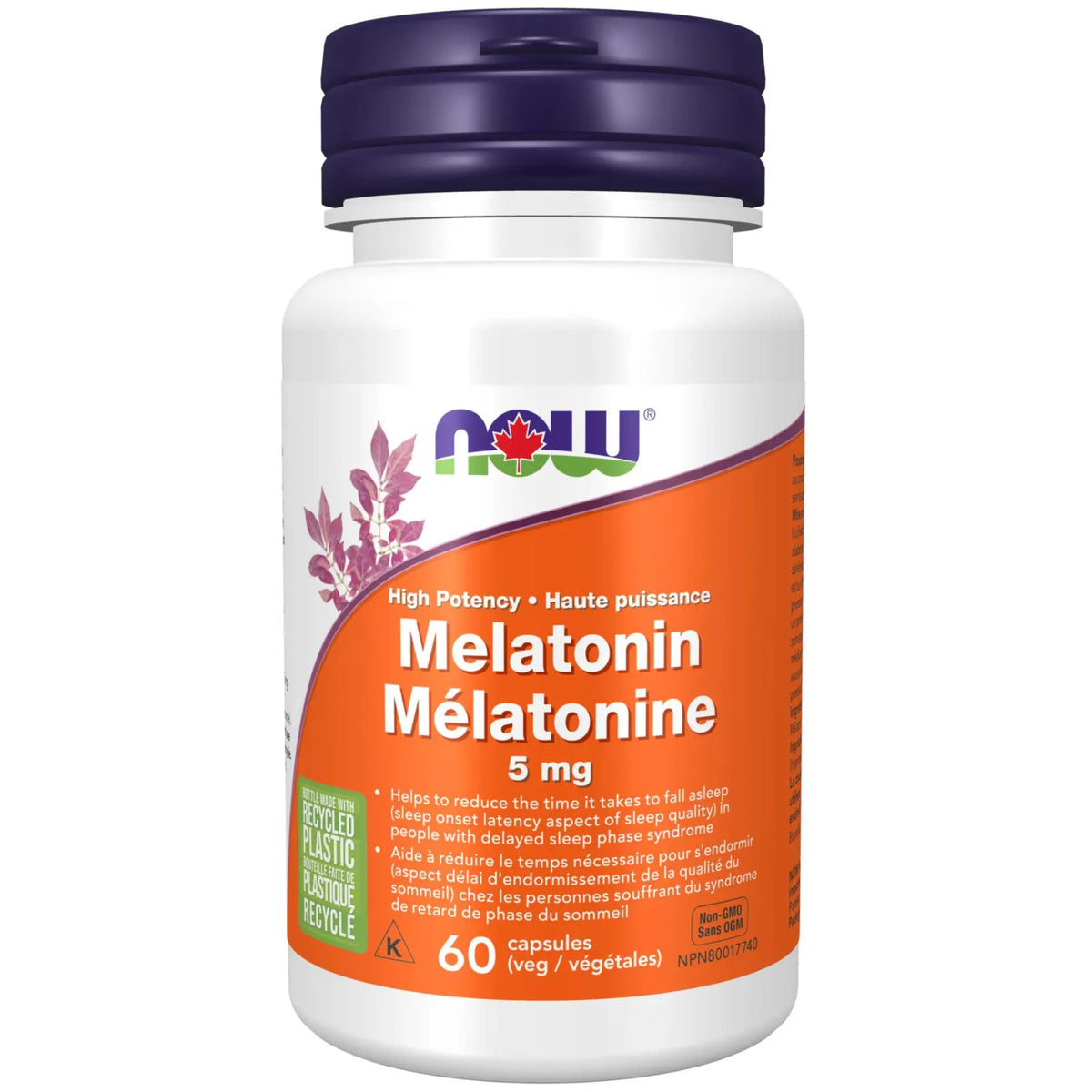 NOW Melatonin 5mg Capsules 60s