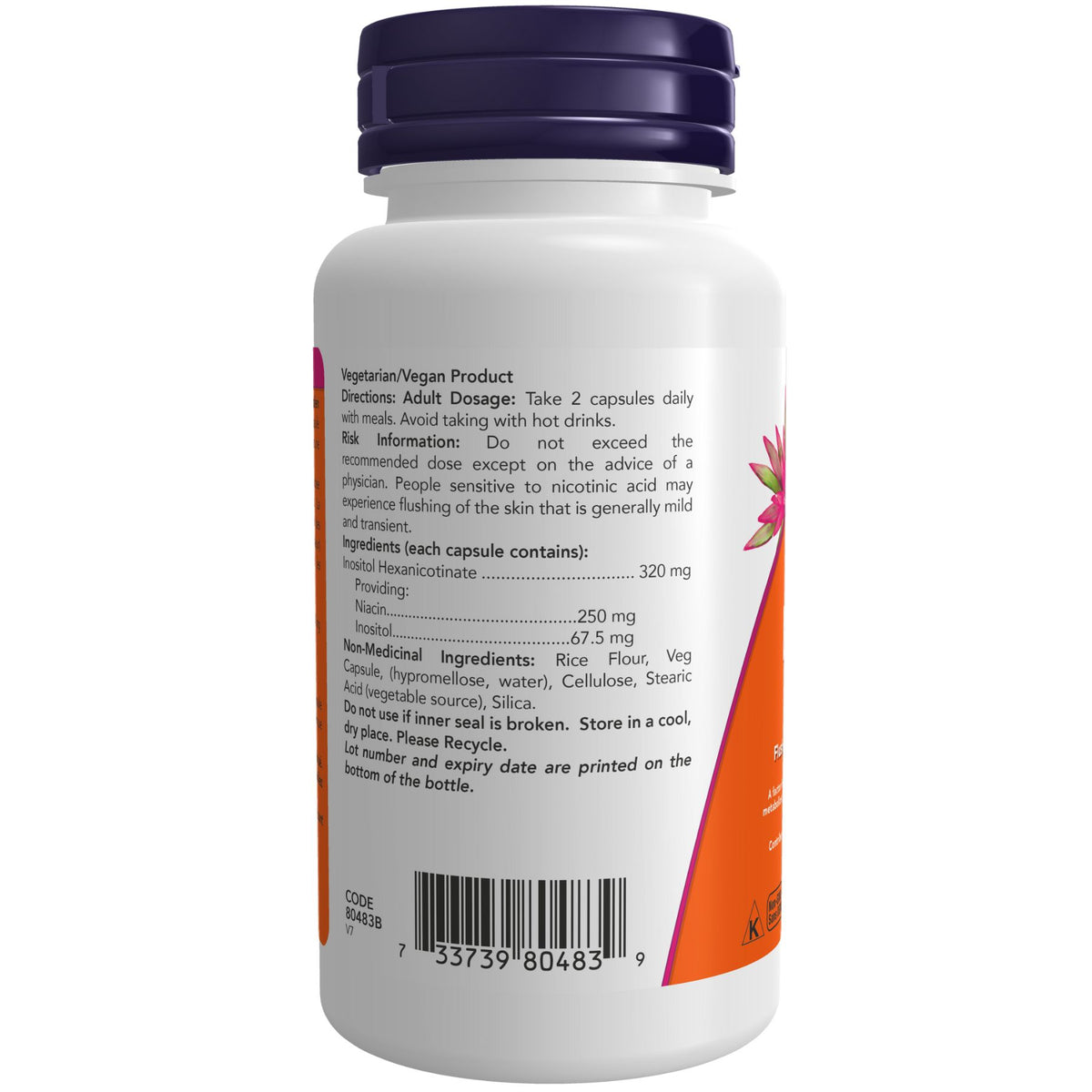 NOW Niacin Flush Free 250mg 90s