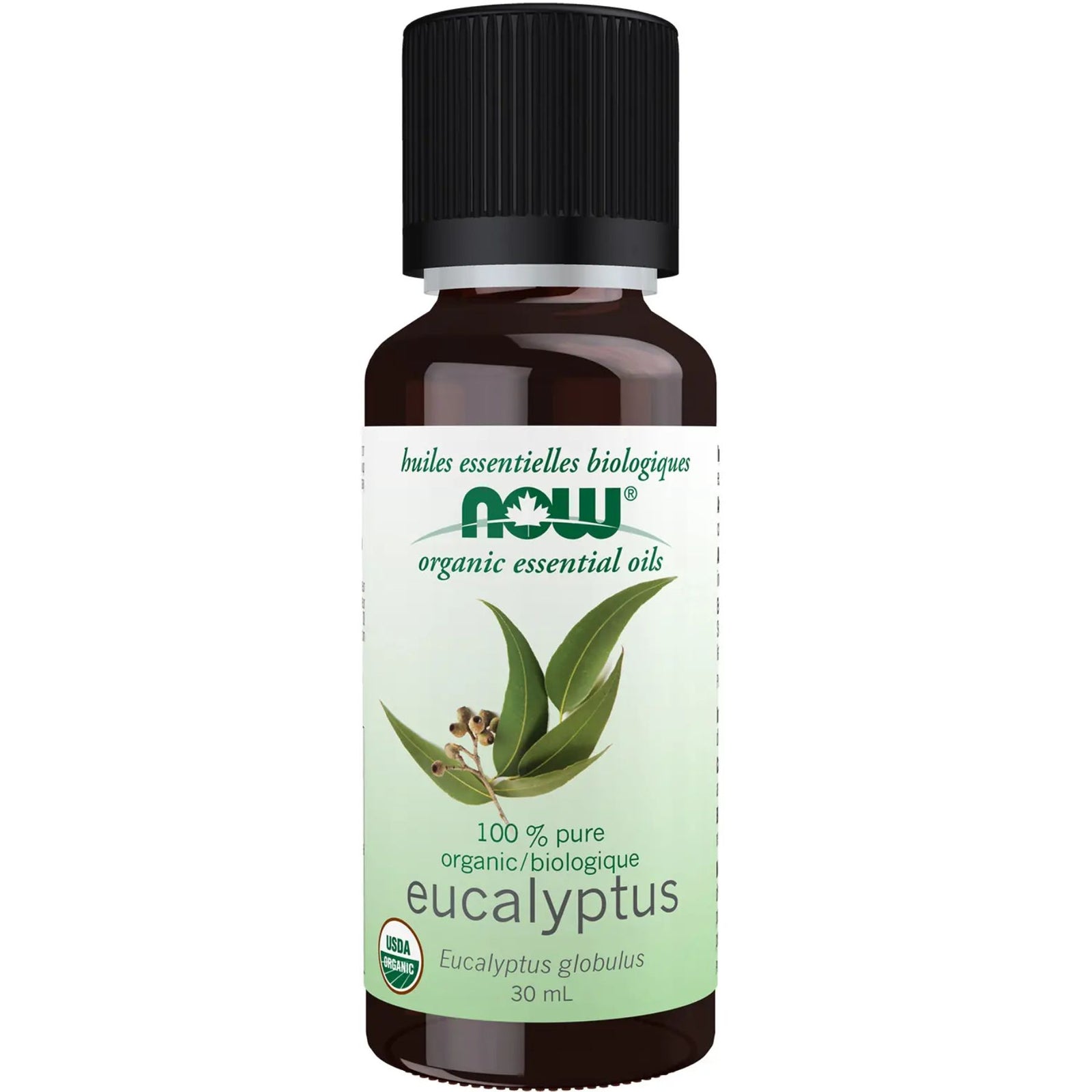 NOW 100% Pure Organic Eucalyptus Essential Oil 30mL