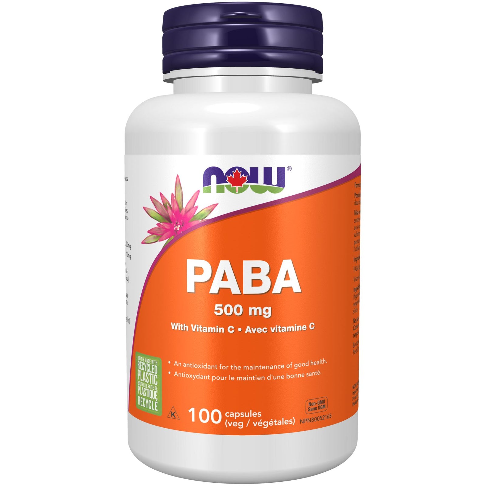 NOW PABA 500mg with Vitamin C 100s