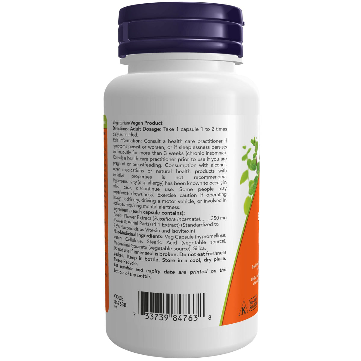 NOW Passion Flower Extract 350mg 90s