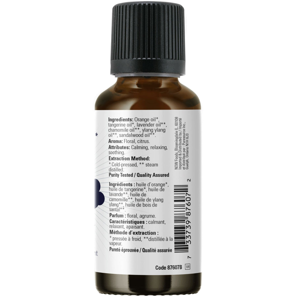 NOW Peaceful Night Essential Oil Blend 30mL