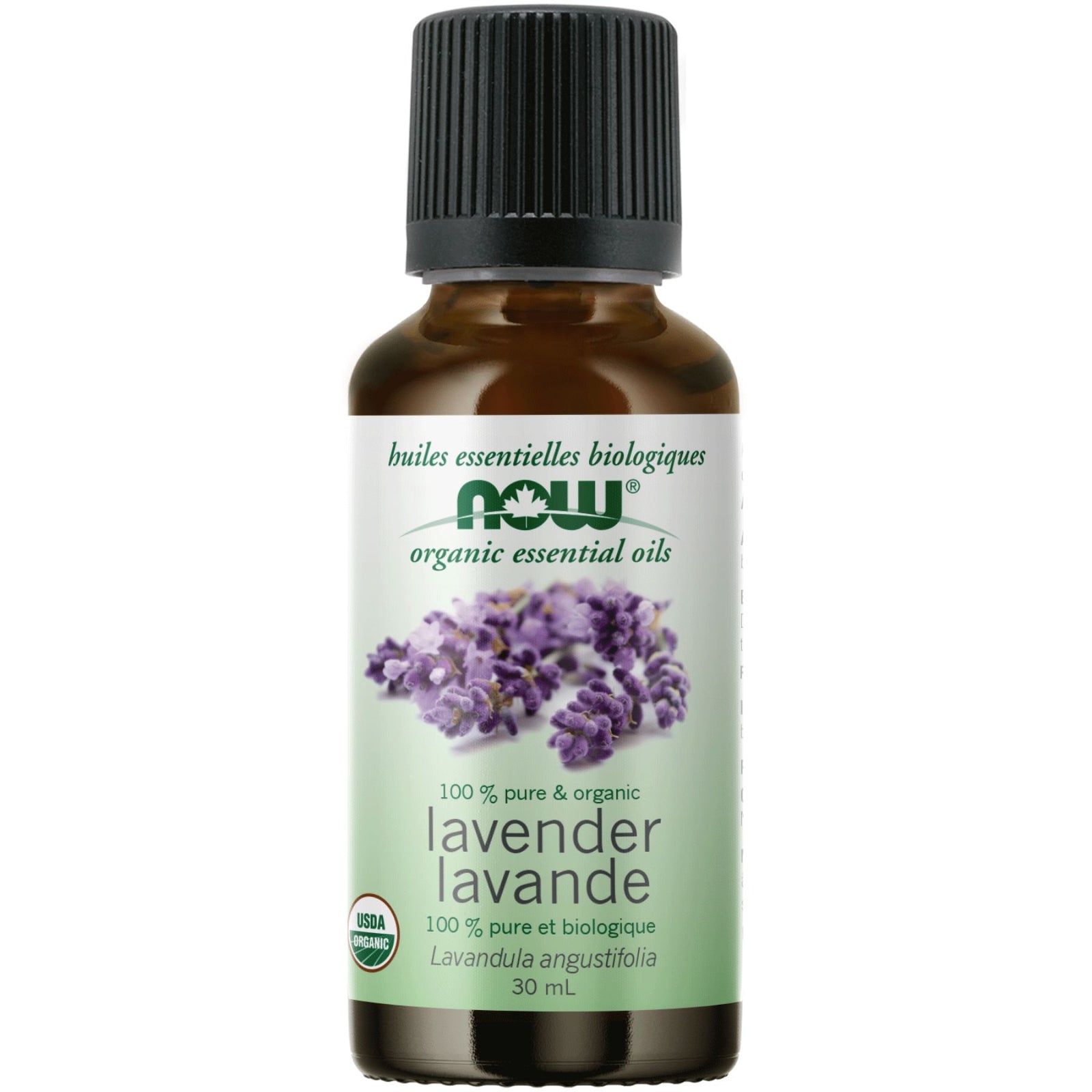 NOW 100% Pure Organic Lavender Essential Oil 30mL