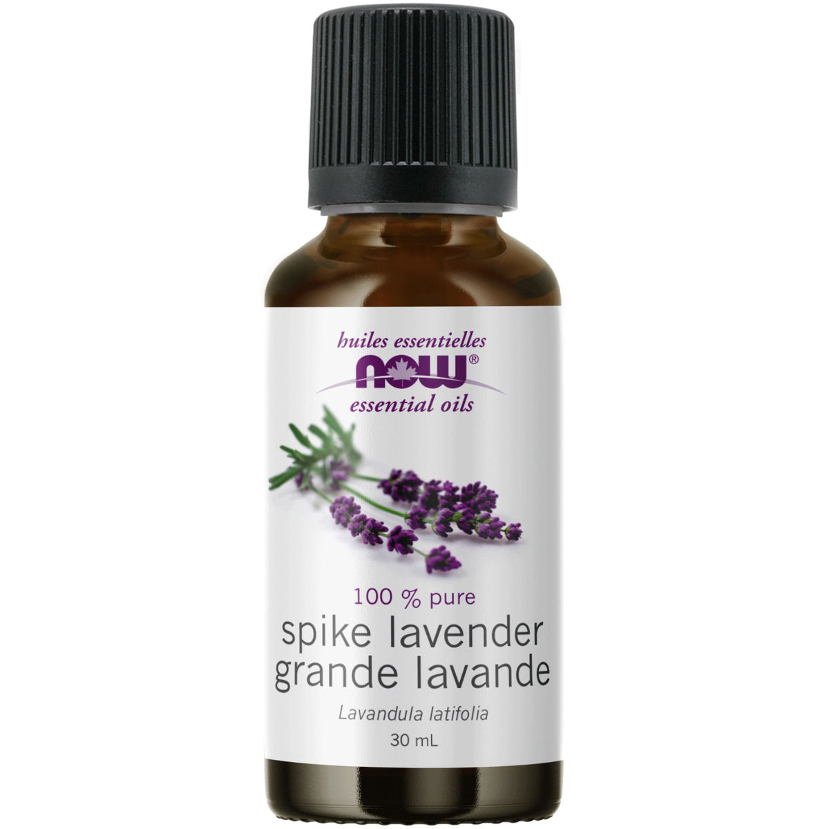 NOW 100% Pure Spike Lavender Essential Oil 30mL