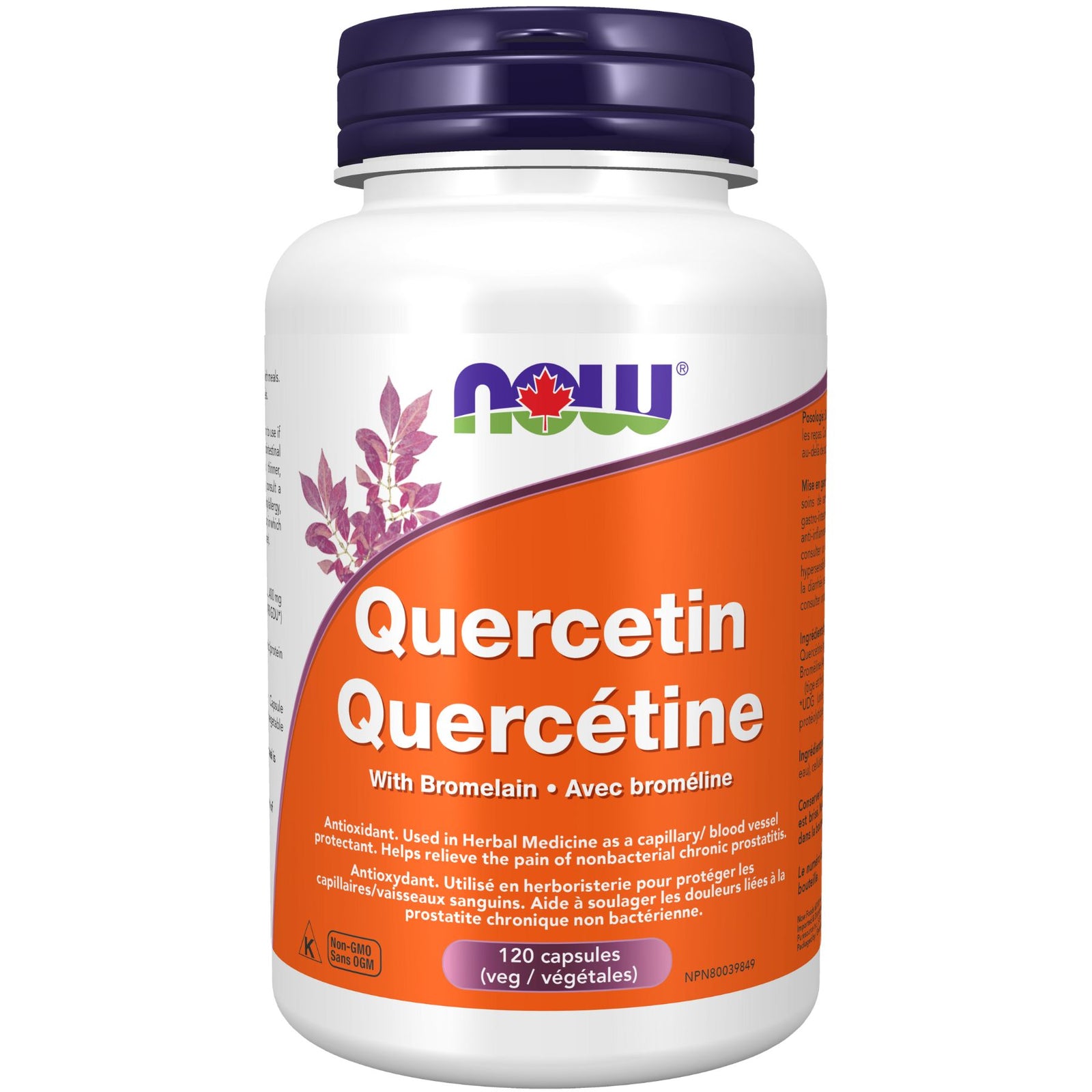 NOW Quercetin with Bromelain 120s