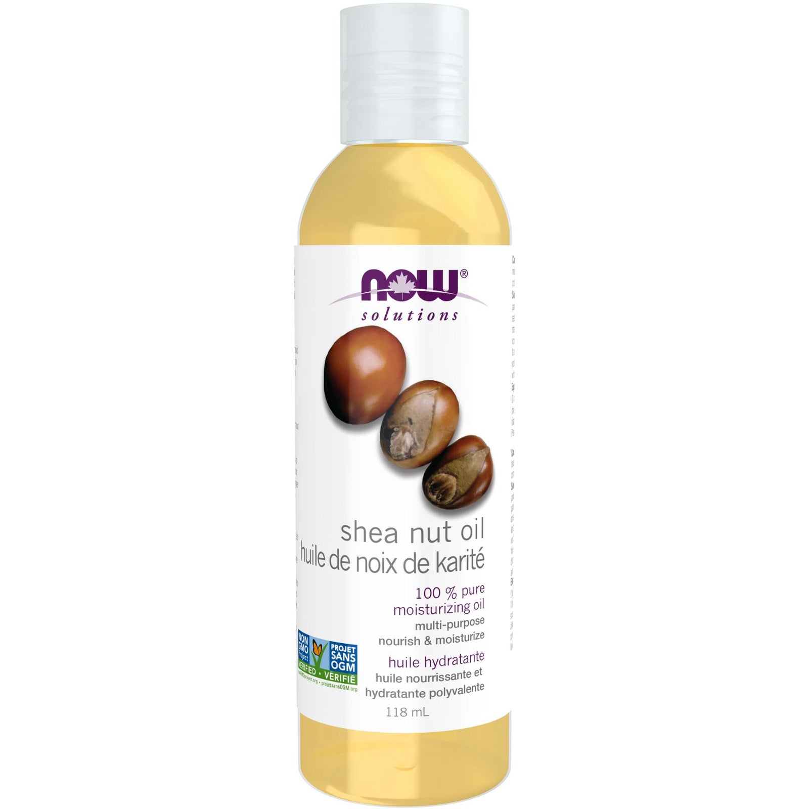 NOW 100% Pure Shea Nut Oil Liquid 118mL
