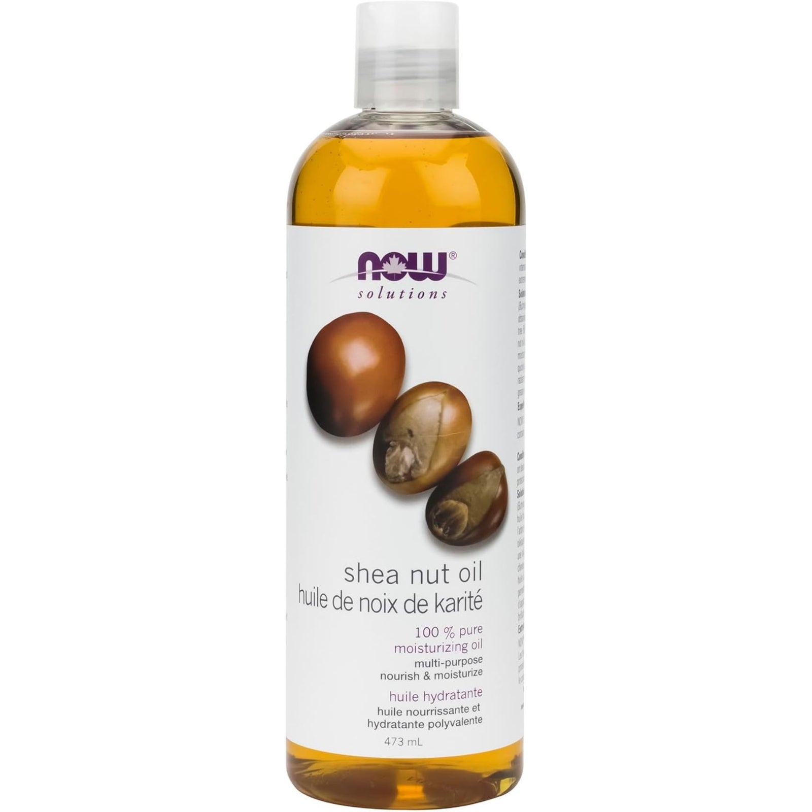 NOW 100% Pure Shea Nut Oil Liquid 473mL