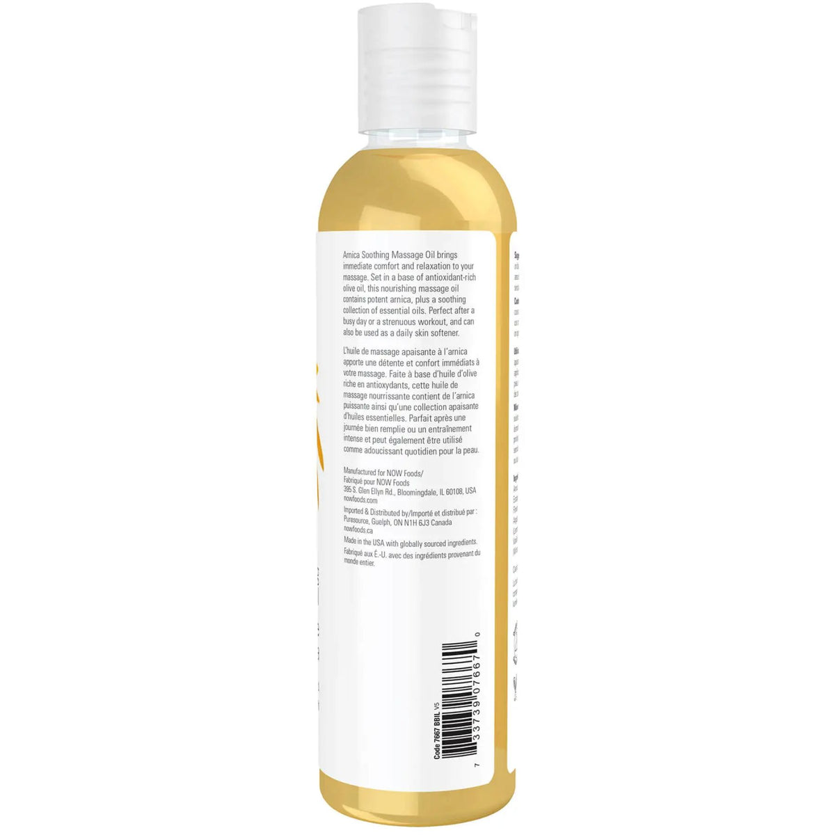 NOW Arnica Soothing Massage Oil 237mL