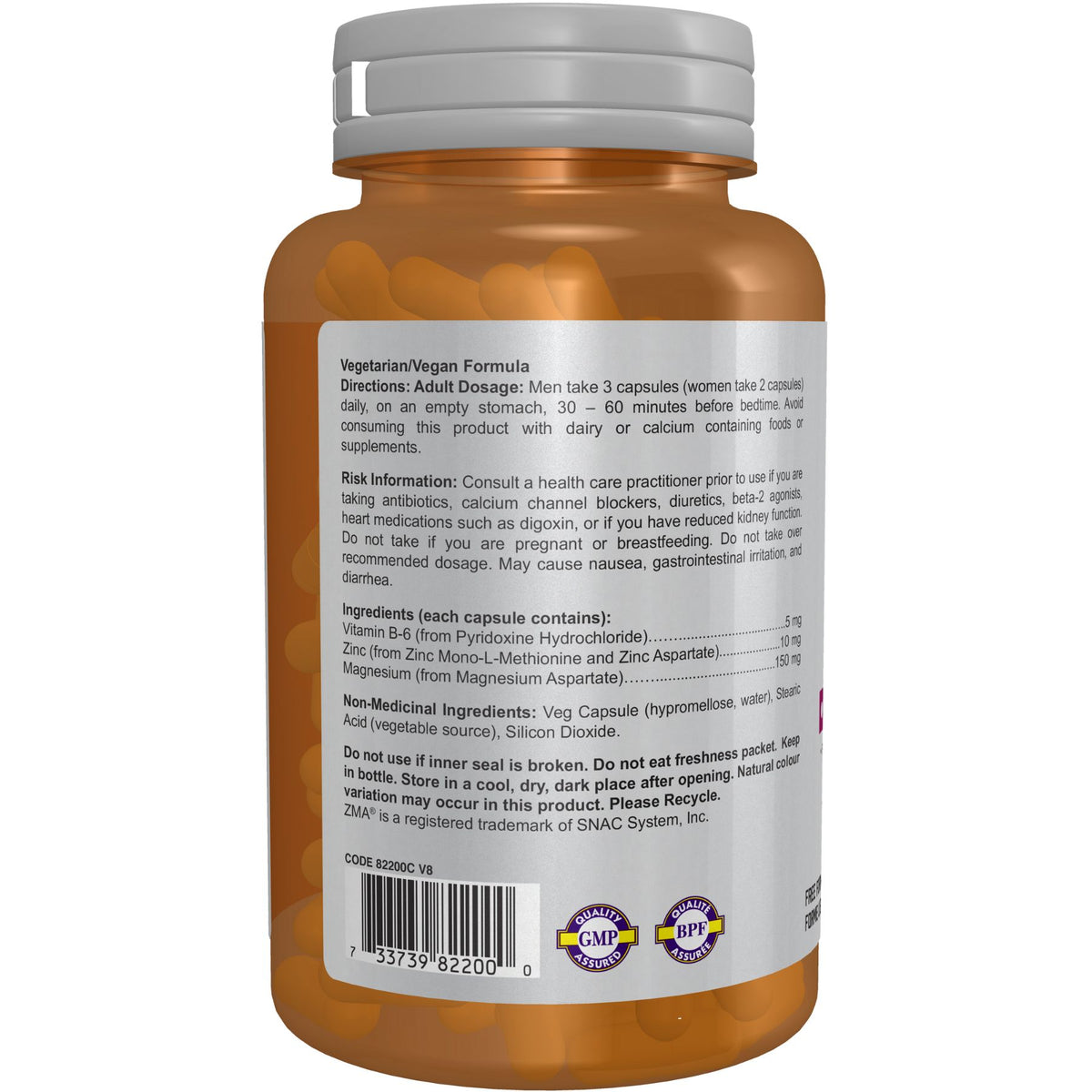 NOW Sports ZMA Capsules 90s