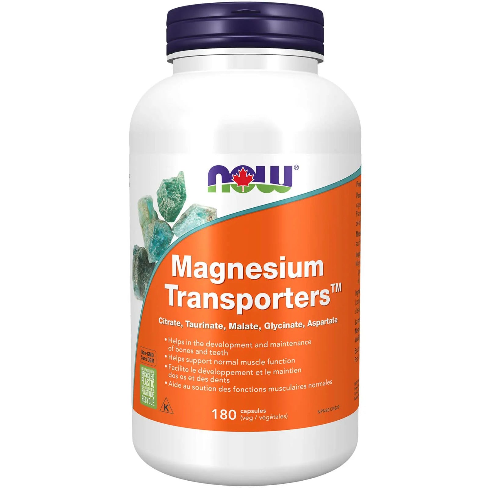 NOW Magnesium Transporters Capsules 180s