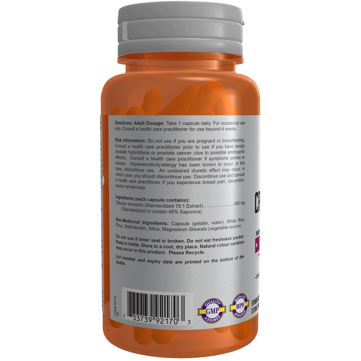 NOW Sports Tribulus Extract 400mg 100s