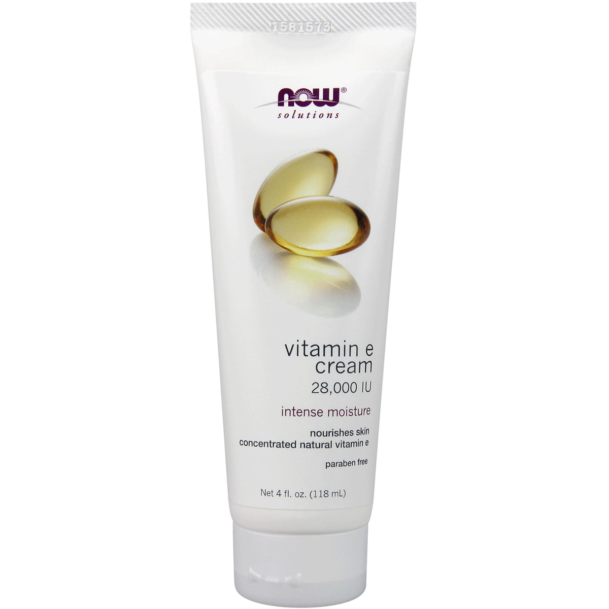 NOW Vitamin E Cream 118mL