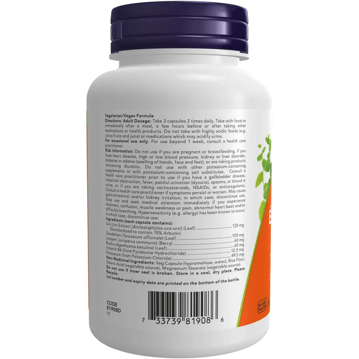 NOW Water Out Capsules 100s