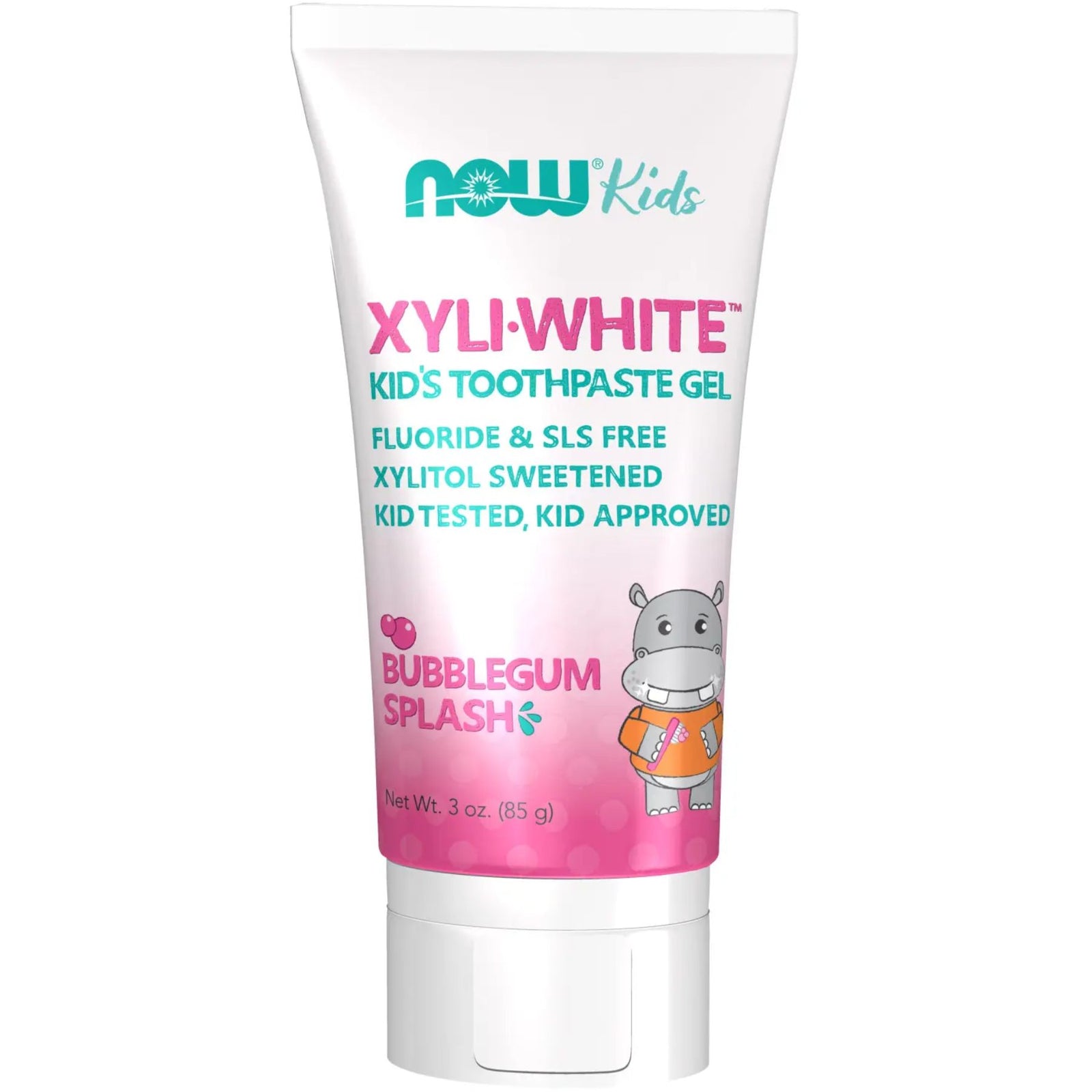 NOW Xyliwhite Kids Bubblegum Splash Toothpaste Gel 85g