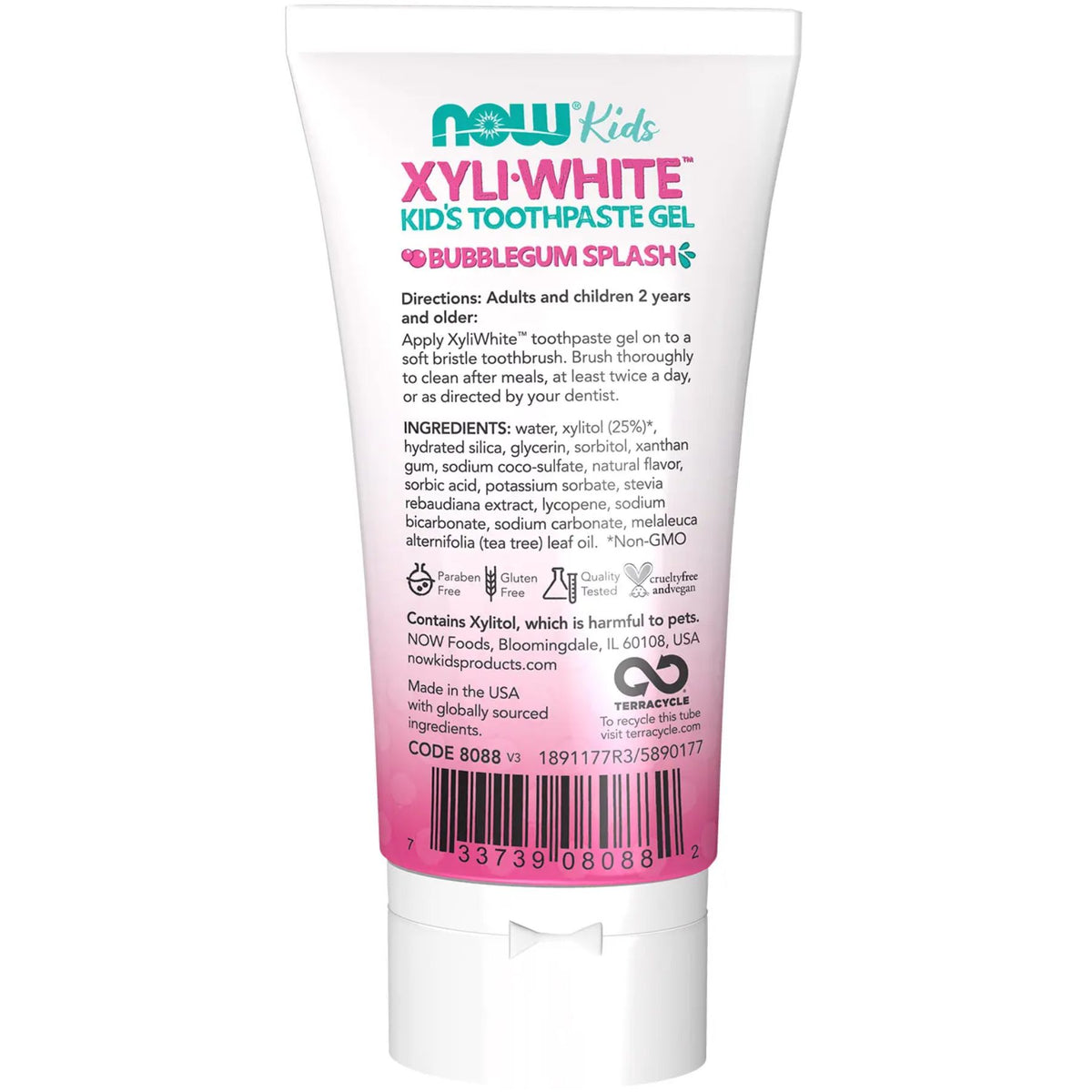 NOW Xyliwhite Kids Bubblegum Splash Toothpaste Gel 85g