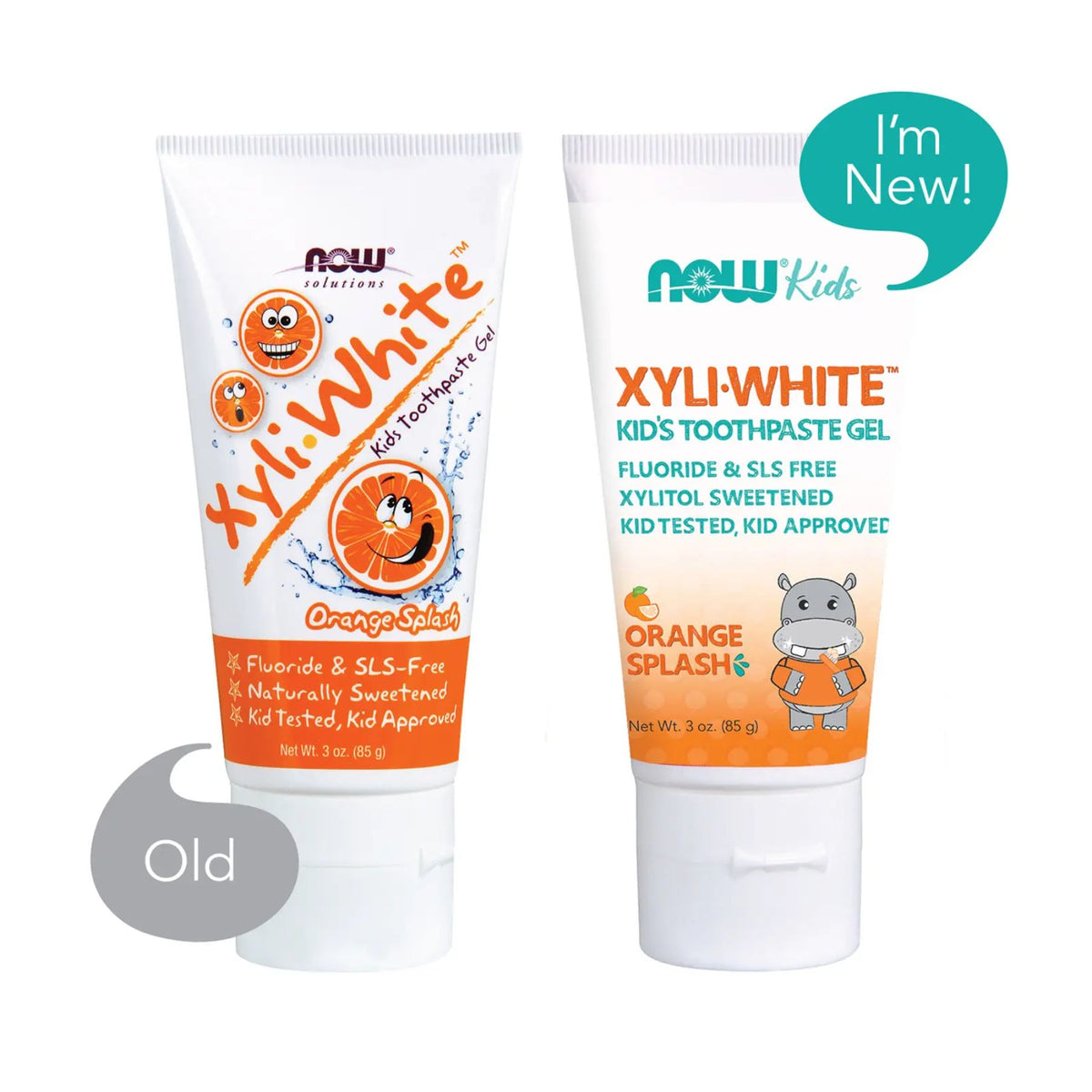 NOW Xyliwhite Kids Orange Splash Toothpaste Gel 85g