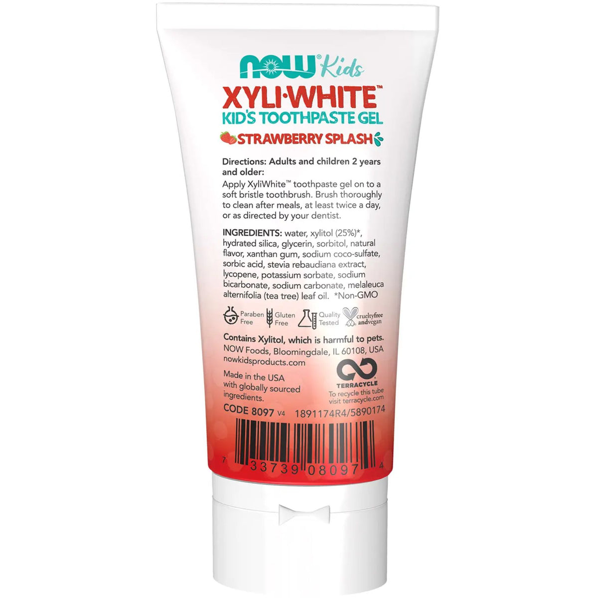 NOW Xyliwhite Kids Strawberry Splash Toothpaste Gel 85g
