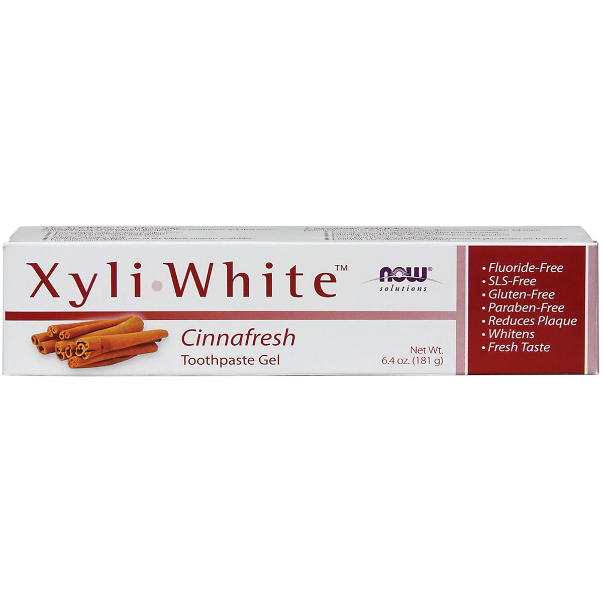 NOW XyliWhite Cinnafresh Toothpaste Gel 181g