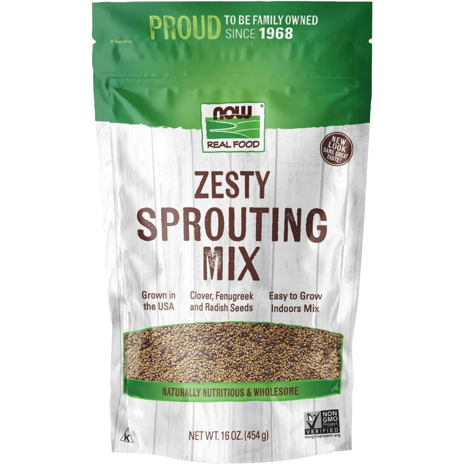 NOW Organic Zesty Sprouting Mix 454g