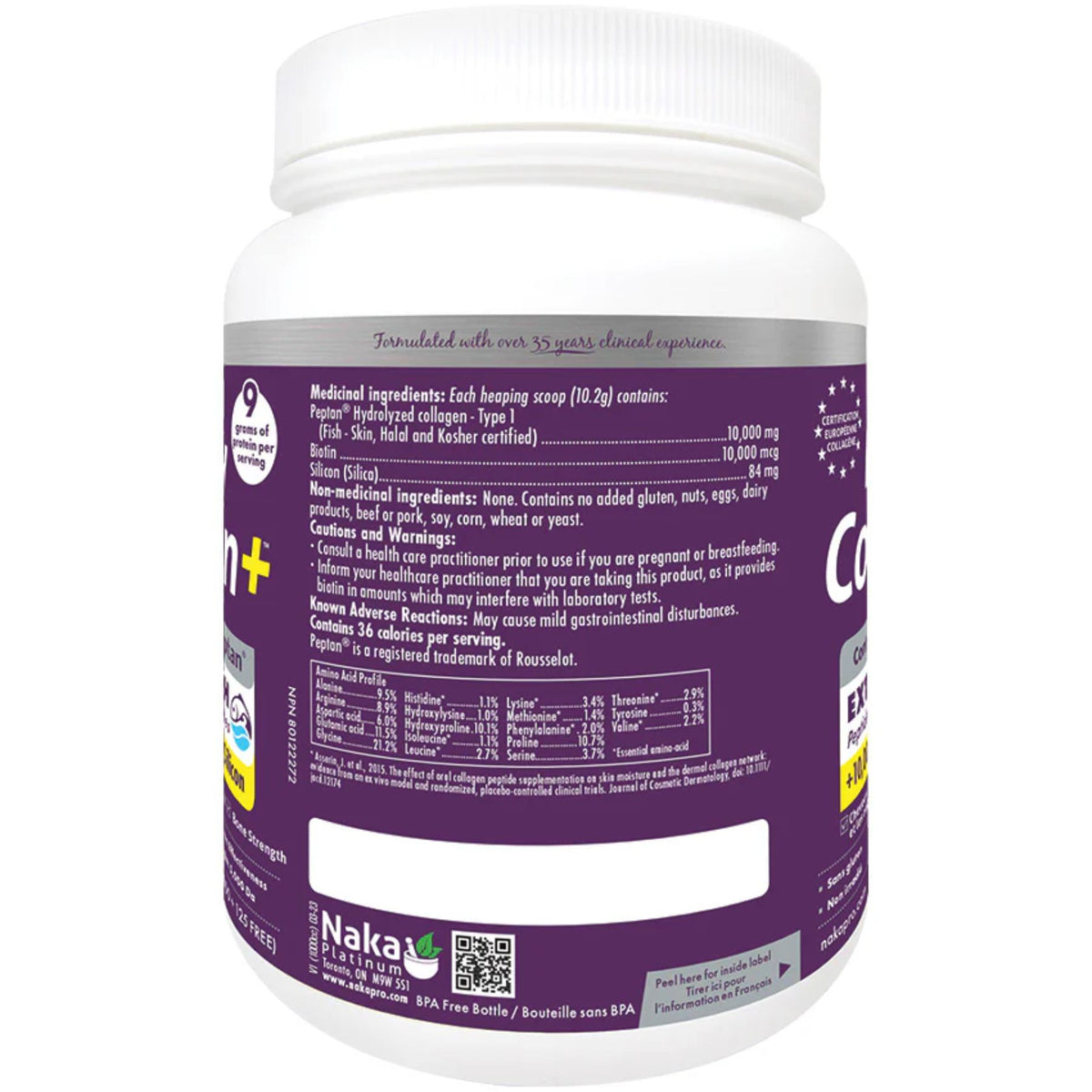 Naka Platinum Beauty Collagen+ Powder (Bonus Size) 425g