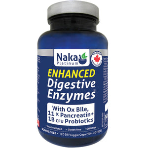 Naka Enhanced Digestive Enzymes with Ox Bile 120s