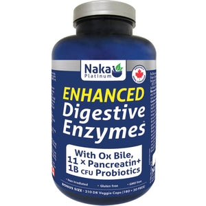 Naka Enhanced Digestive Enzymes with Ox Bile 210s