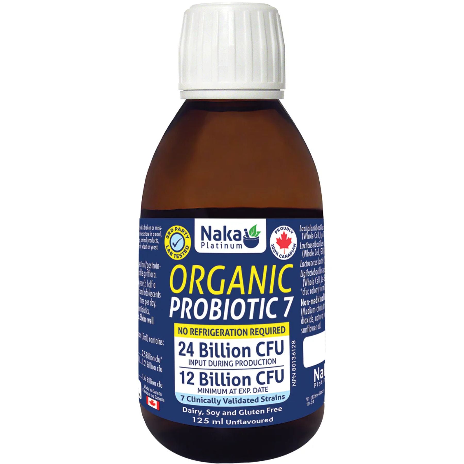 Naka Platinum Organic Probiotic 125mL