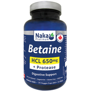 Naka Betaine HCL + Protease 75s