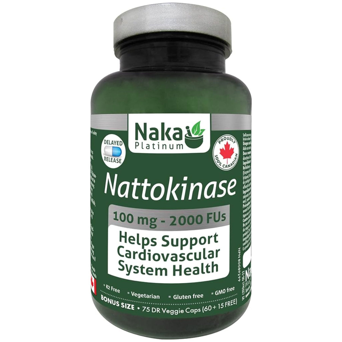 Naka Nattokinase 100mg 75s