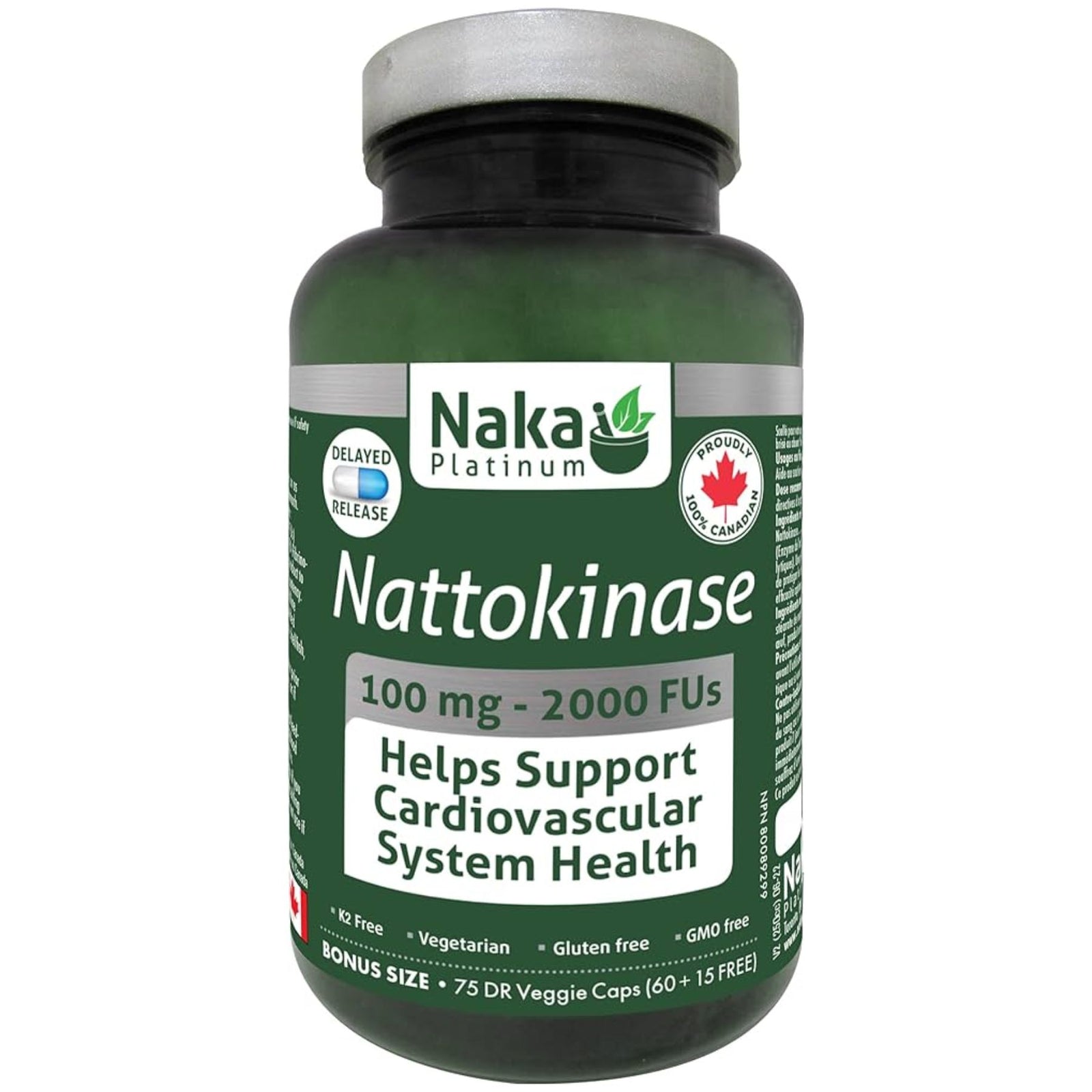 Naka Nattokinase 100mg 75s