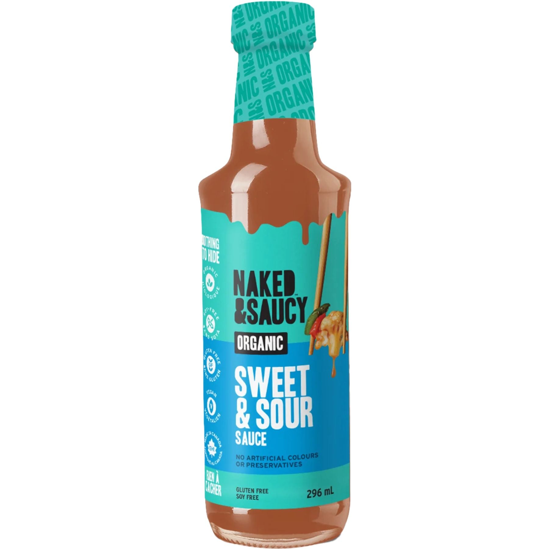 Naked & Saucy Organic Sweet & Sour Sauce 296mL