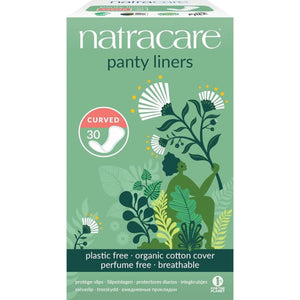 Natracare Curved Panty Liners 30ct