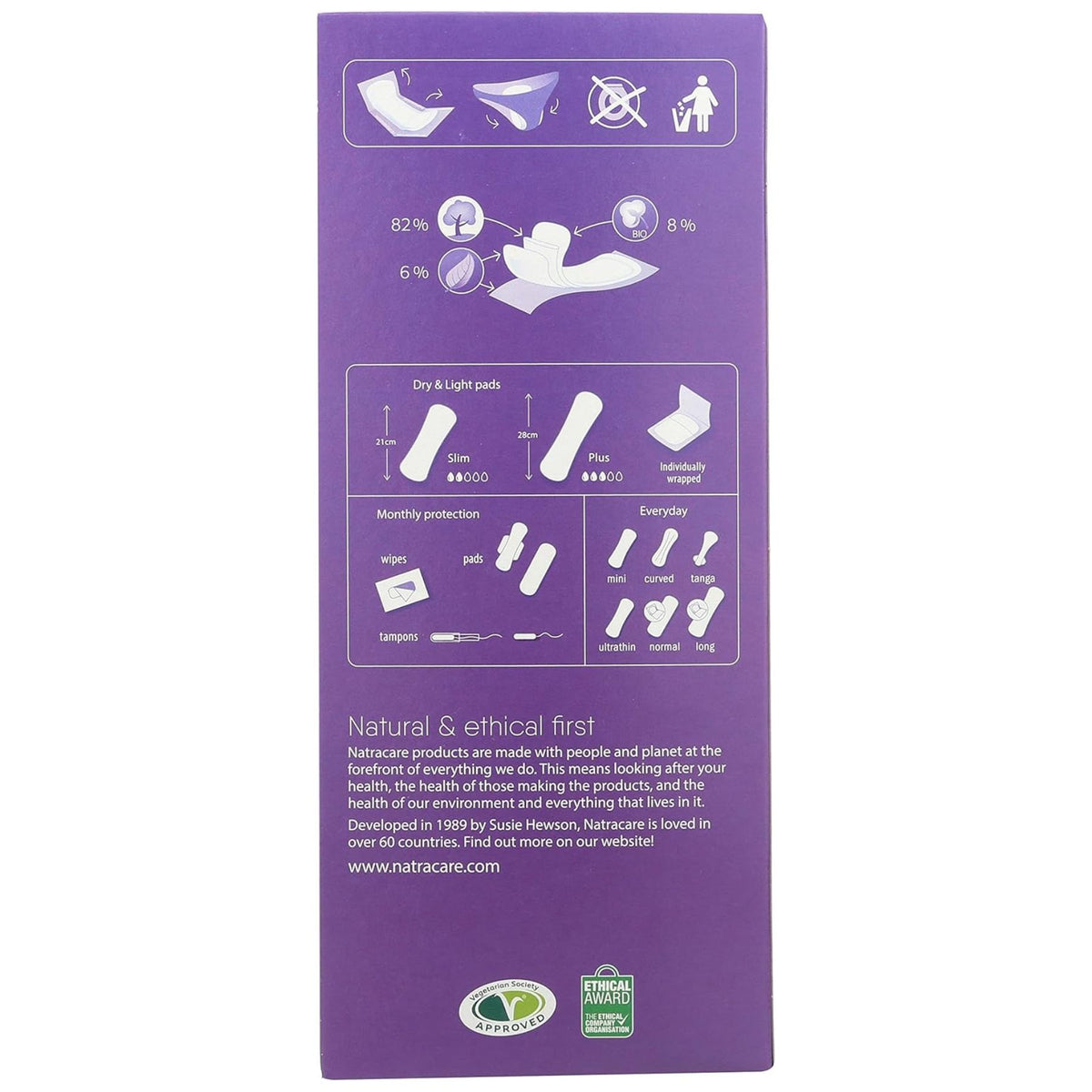 NatraCare Dry + Light Plus Incontinence Pads 16ct