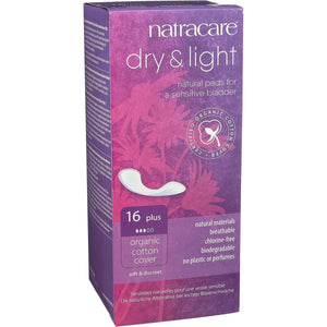 NatraCare Dry + Light Plus Incontinence Pads 16ct