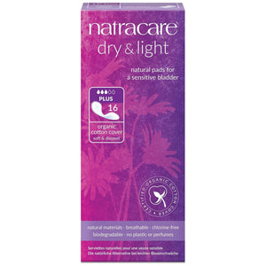 NatraCare Dry + Light Plus Incontinence Pads 16ct