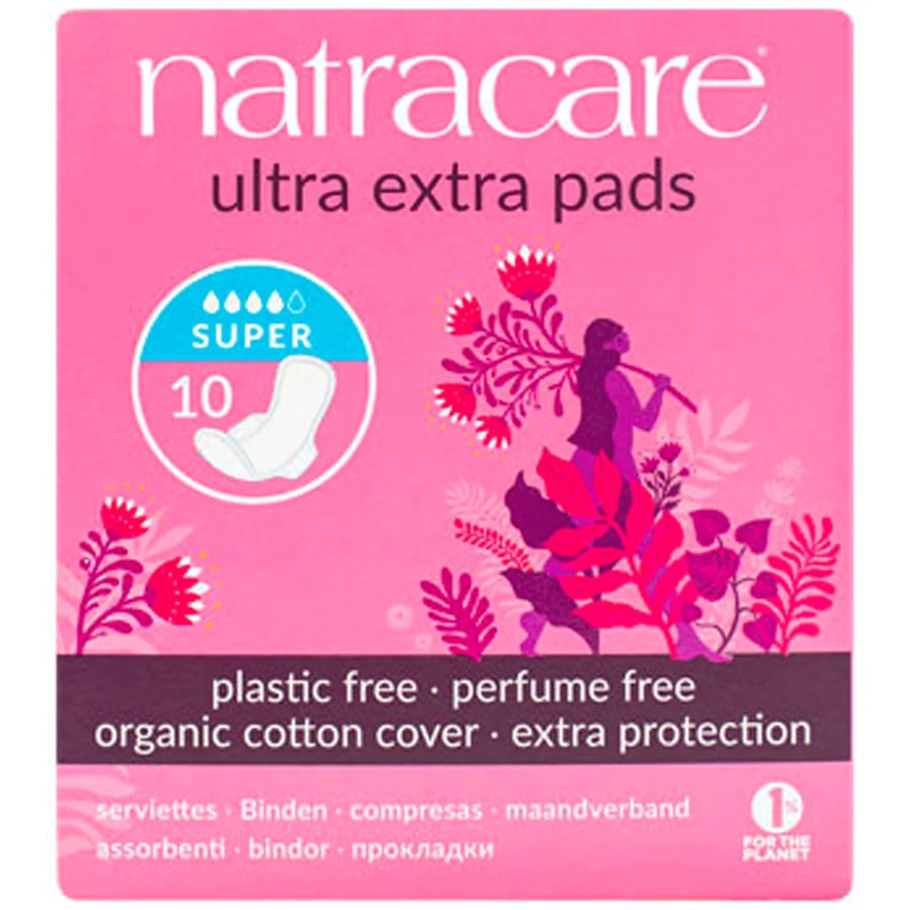 Natracare Ultra Extra Super Period Pads 10ct