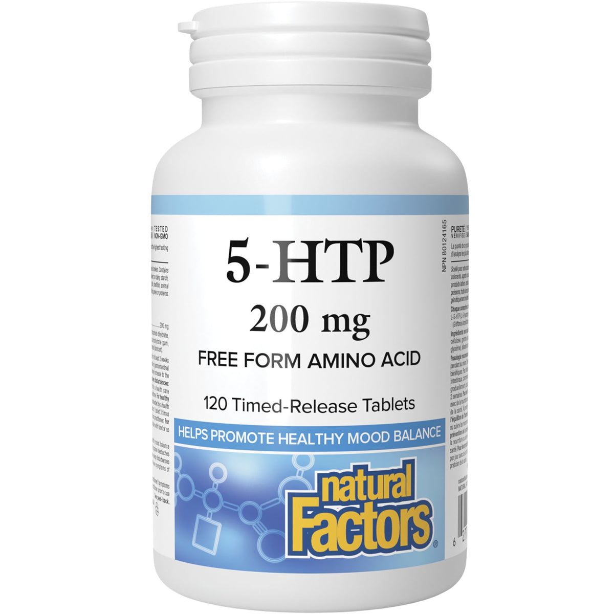 Natural Factors 5-HTP 200mg Timed-release Tablets 120s