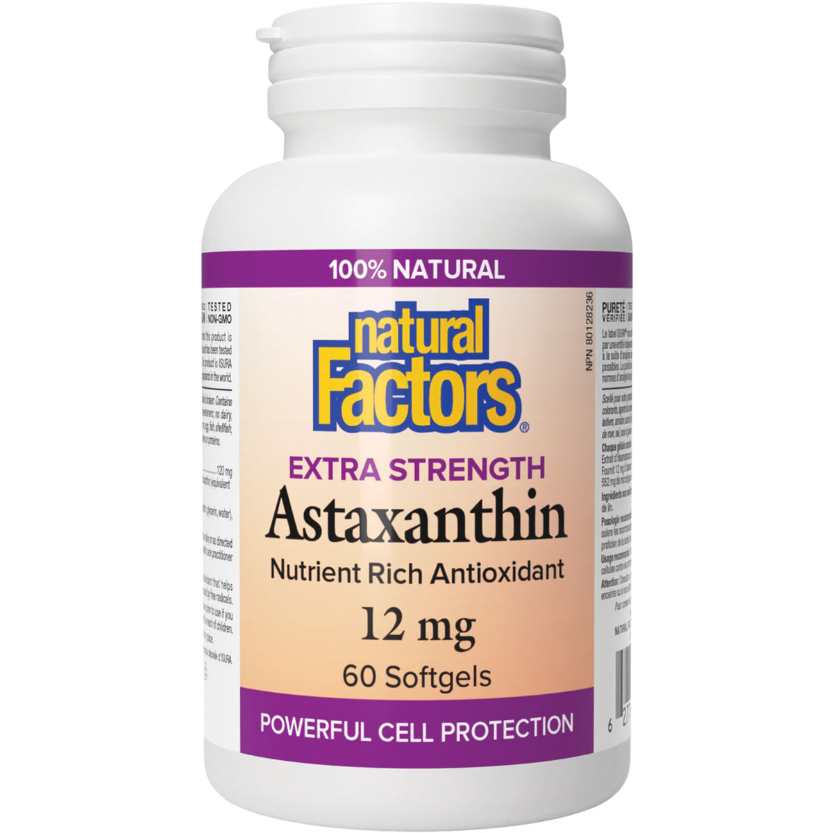 Natural Factors Astaxanthin 12mg Softgels 60s