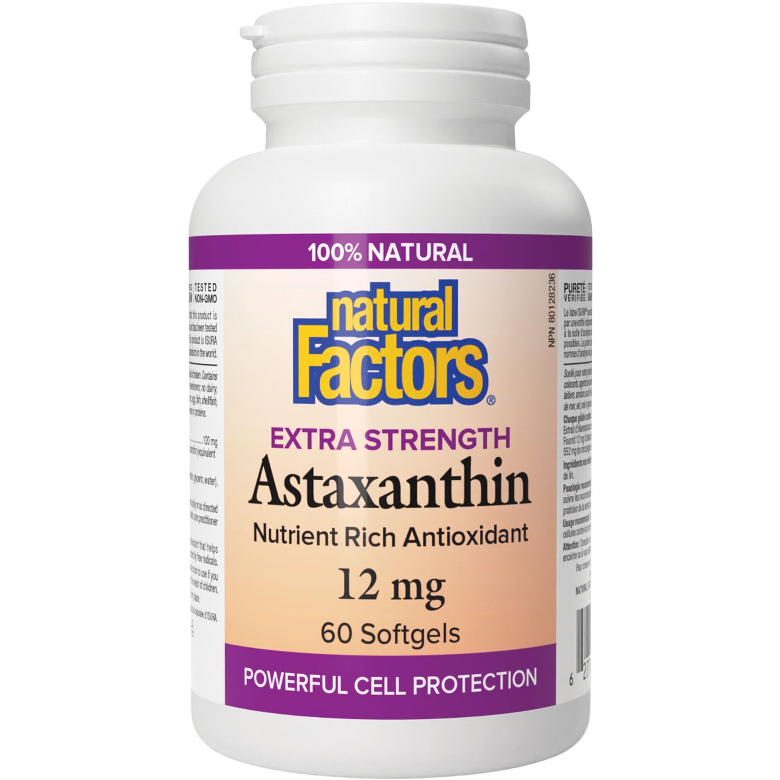 Natural Factors Astaxanthin 12mg Softgels 60s